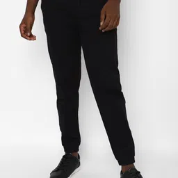 FOREVER 21 Men Black Regular Fit Solid Joggers-image-58