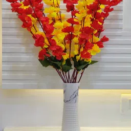 ARTSY Unisex Yellow & Red 2PCs  Artificial Flowers & Plants-56