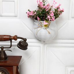 FOLIYAJ Pink and Green Artificial Flowers and Plants-3