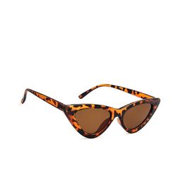 Awestuffs Women Brown Lens & Brown Cateye UV Protected Lens Sunglasses-image-3