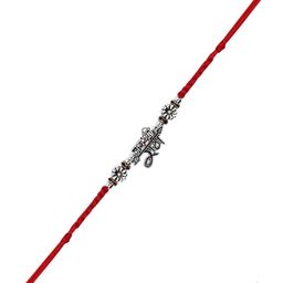 I Jewels Thread Rakhi With Roli Chawal & Greeting Card-image-76