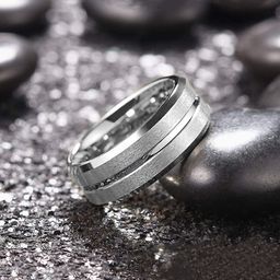 Yellow Chimes Women Stainless Steel Band Ring-47
