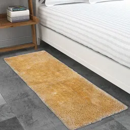 Arrabi Cream-Coloured Solid Bed Runner-17