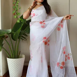 Anouk Floral Printed Saree-45