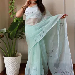 Anouk Floral Printed Saree-image-93