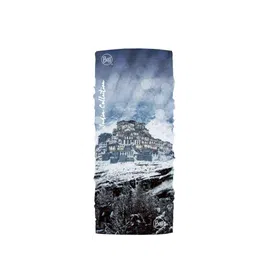 Original Buff SA Unisex White & Blue Printed Scarf-image-36