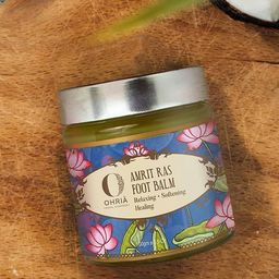 OHRIA AYURVEDA Amrit Ras Foot Balm For Relaxing Softening & Healing - 100g-82