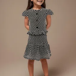 Safehugs Girls Self-Design Top With Skirt Clothing Set-image-76