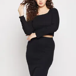 Club York Ribbed Square Neck Co-Ord Set-47