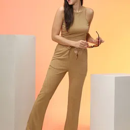 Globus Round-Neck Crop Top With Trouser Co-Ords-picture-57