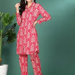 Nayam By Lakshita Printed Tunic With Trousers image 1