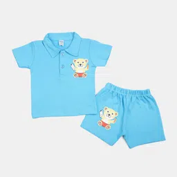 V-Mart Infant Boys Printed T-shirt with Shorts-image-58