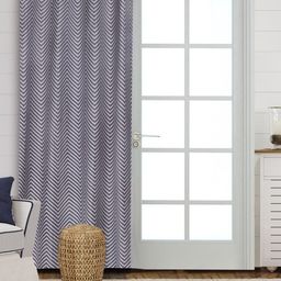 Saral Home Blue & White Black Out Door Curtain-26