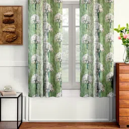 Cortina Set of 2 Floral Printed Window Curtains-18