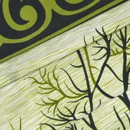 Cortina Set of 2 Abstract Printed Long Door Curtains image 3