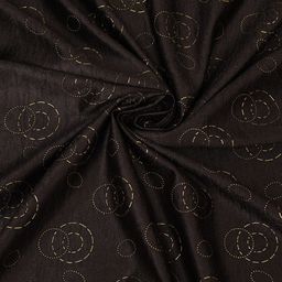 Cortina Brown Set of 2 Geometric Window Curtains image 2