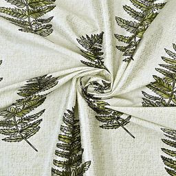 Cortina Set of 2 Leaf Printed Long Door Curtains image 2