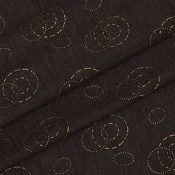 Cortina Brown Set of 2 Geometric Window Curtains image 4