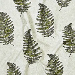 Cortina Set of 2 Leaf Printed Long Door Curtains image 3