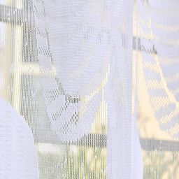 Kuber Industries White Set of 2 Door Curtain image 3