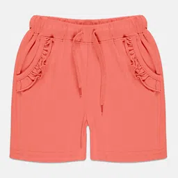 KiddoPanti Girls Pure Cotton Mid-Rise Shorts-image-78