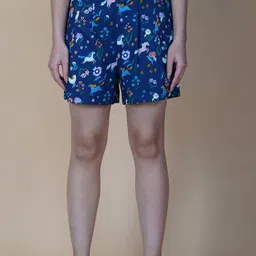 RAASSIO Women Floral Printed Shorts-image-50