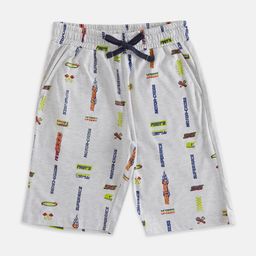 Pantaloons Junior Boys Typography Printed Cotton Shorts-image-20