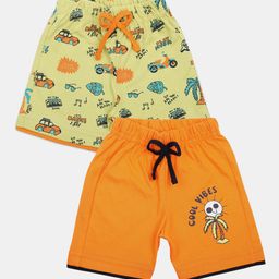 V-Mart Infants Pack Of 2 Printed Cotton Shorts-picture-21