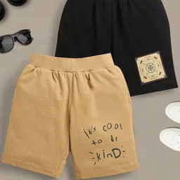 ZIP ZAP ZOOP Pack Of 2 Boys Pure Cotton Shorts-image-90