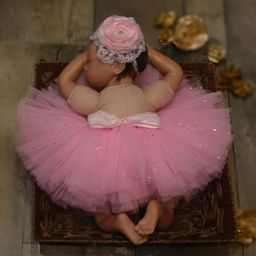 TINY MINY ME Girls Pink Embellished Flared Skirt-image-68