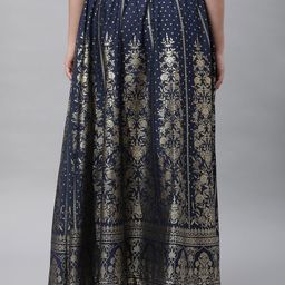 AURELIA Ethnic Motifs Printed Maxi Flared Skirt image 3