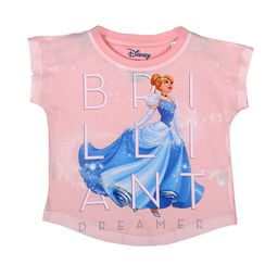 Disney by Wear Your Mind Girls Pink & Blue Disney Princess Printed T-shirt-image-96