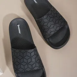 The Roadster Lifestyle Co. Men Black Printed Slider-picture-23