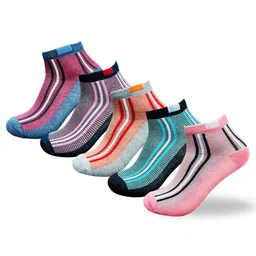 DressBerry Women Pack Of 5 Assorted Ankle-Length Socks-12