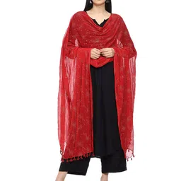 Tulip Eden Ethnic Foil Printed Dupatta-28