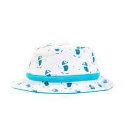 Nino Bambino Infant Boys White & Blue Printed Sun Hat-image-63