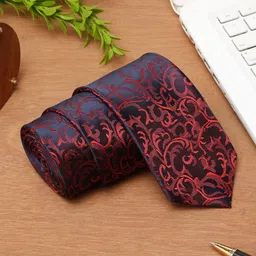 Cantabil Men Woven Design Broad Tie-image-68