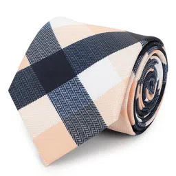 Tossido Men Checked Broad Tie image 2