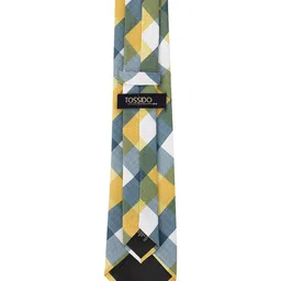 Tossido Men Checked Broad Tie image 3