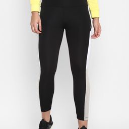 OFF LIMITS Women Black & White Colourblocked Tights-image-41