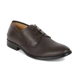 Carlton London Men Textured Leather Formal Derbys-image-95