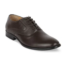 Carlton London Men Textured Leather Formal Derbys-image-42