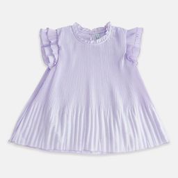 Pantaloons Junior Girls Embellished Accordion Pleated Cotton Top-image-49