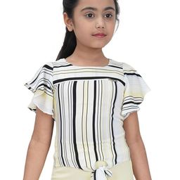 Tiny Girl Yellow Striped Top-image-83