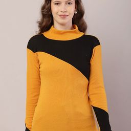 RiseMax Women Colourblocked Top-image-53