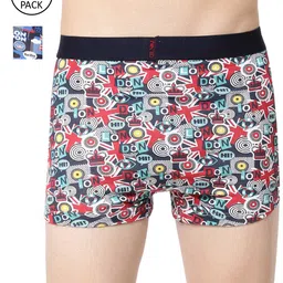 Dollar Bigboss Men Pack of 2 Printed Combed Cotton Trunks MBTR-14-TRENDYPRNT-PO2-CO3-16