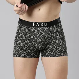 FASO Printed Organic Cotton Trunk FS3007-SQ-BLACK-image-55