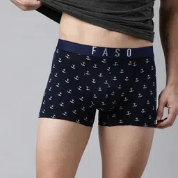 FASO Printed Organic Cotton Trunks FS3007-SQ-NAVY-picture-20