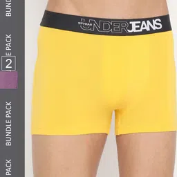 UnderJeans by Spykar Men Pack Of 2 Assorted Trunks-16