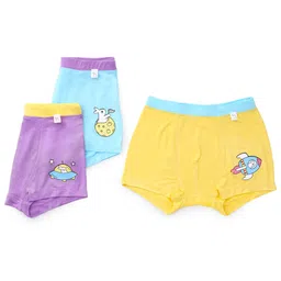 SuperBottoms Boys Pack Of 3 Printed Trunks-picture-37